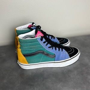 VANS hightop colorblock size 7.5